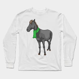 Horse Scarf Long Sleeve T-Shirt